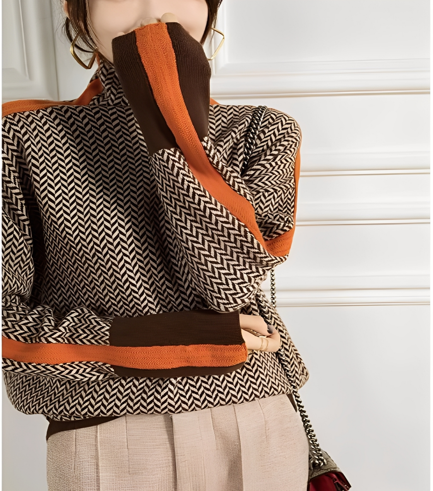 Anita - Elegantes Rollkragenhemd aus Kaschmir für Damen