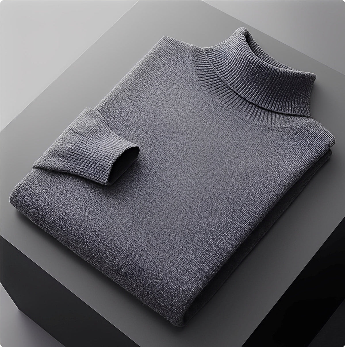 Osborn - Pulôver elegante e macio de gola alta