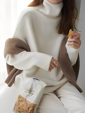 Yvette – Pullover com Gola Alta para Mulheres