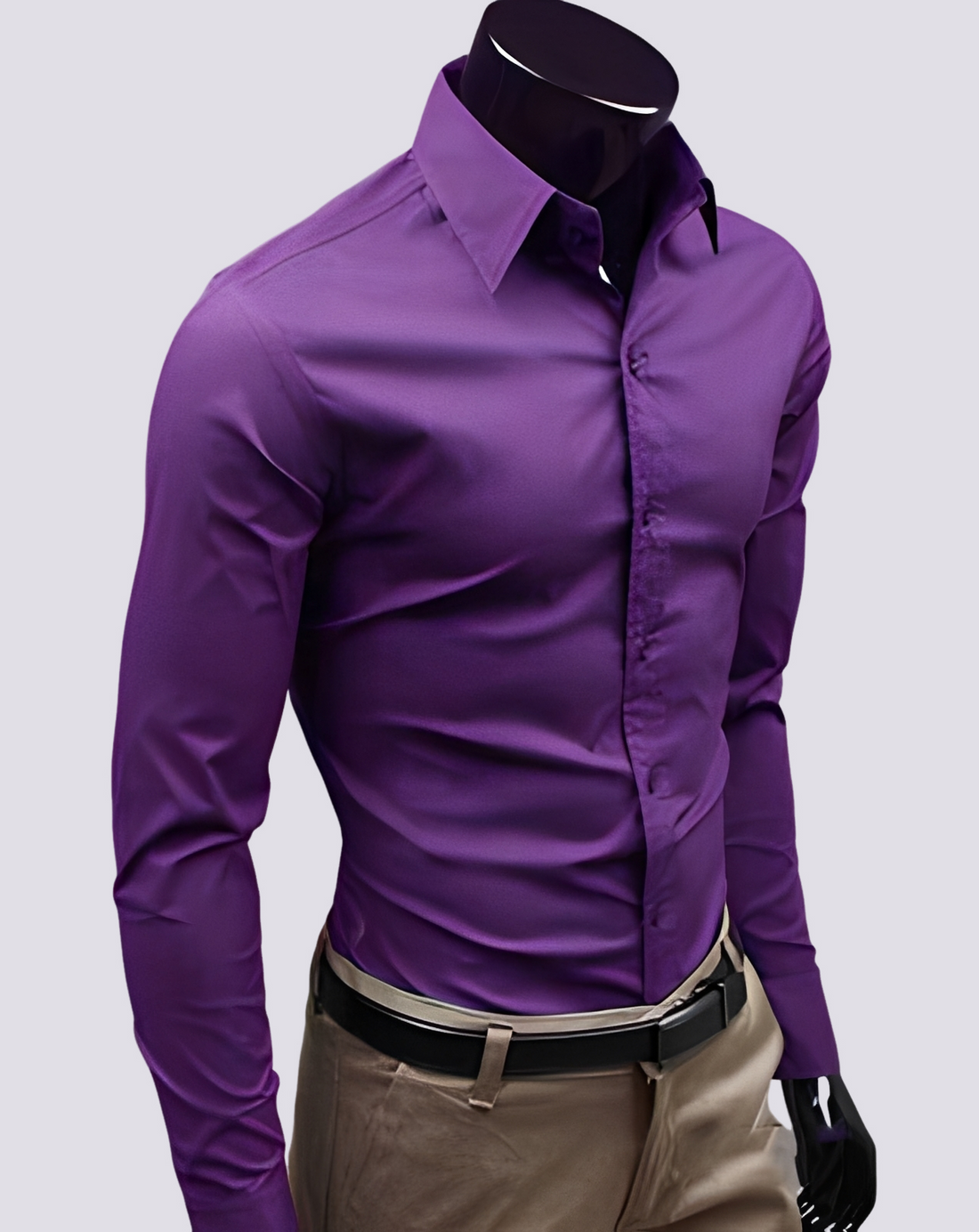 Jacob - Camisa elegante de manga comprida para homens