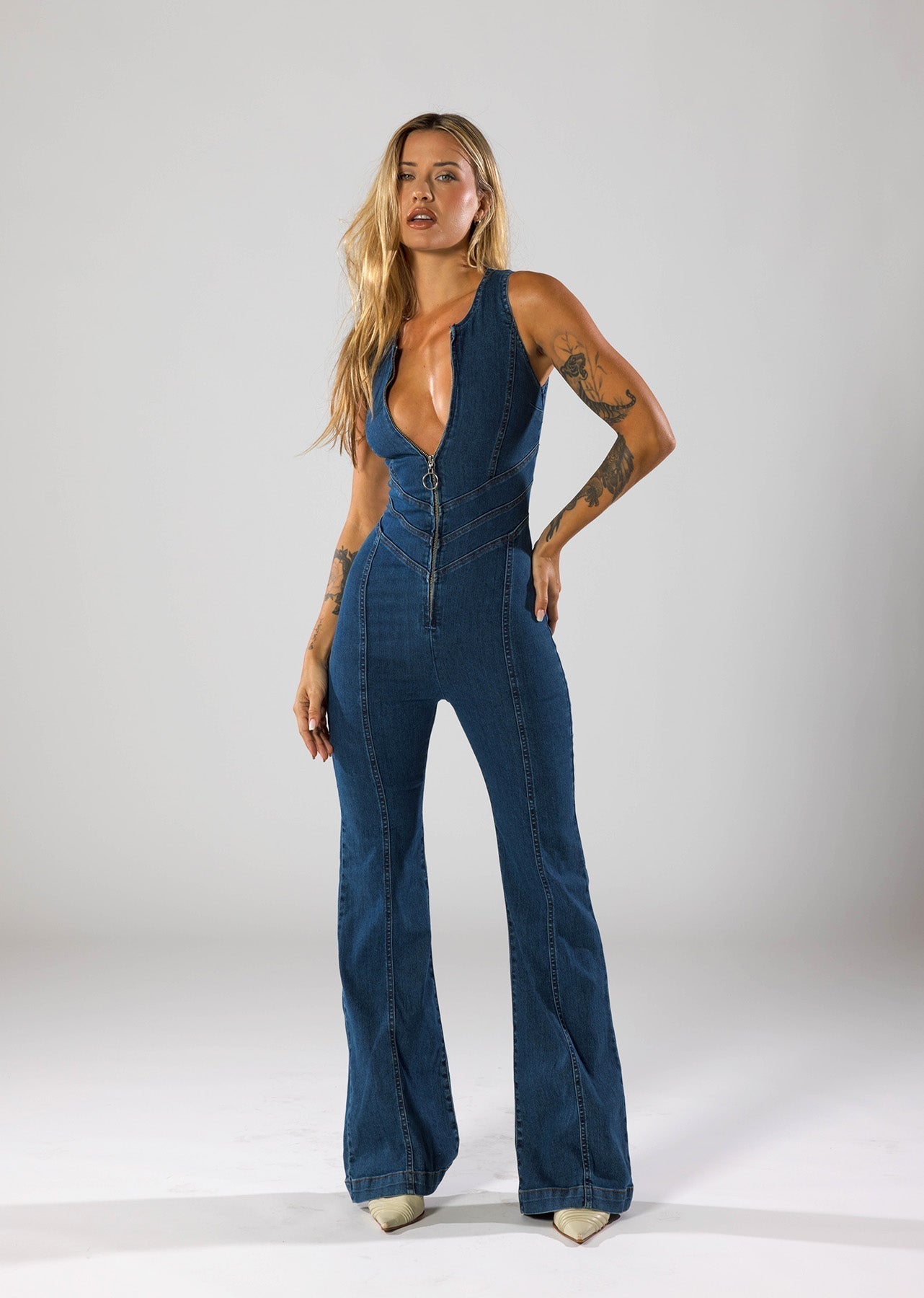 Vivienne – Macacão em Denim