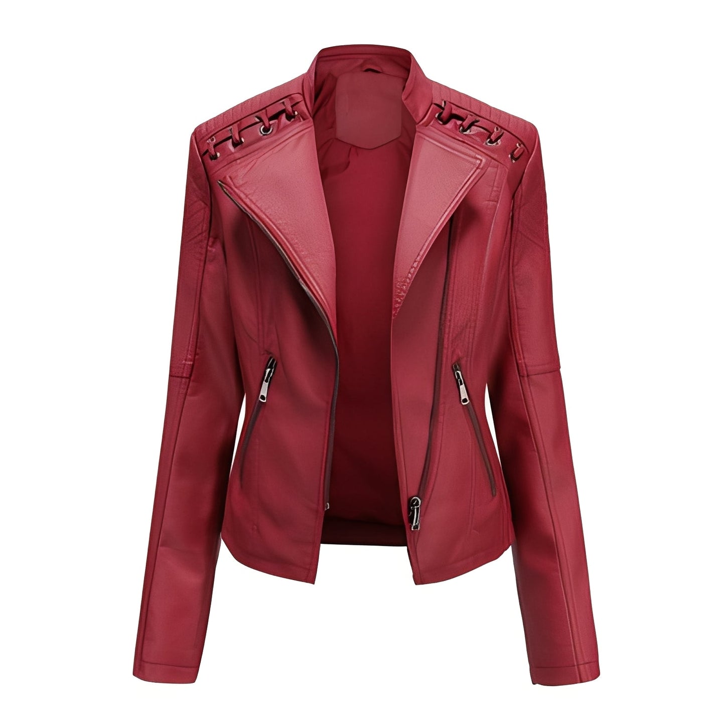 Inès - Stylish leather jacket for women
