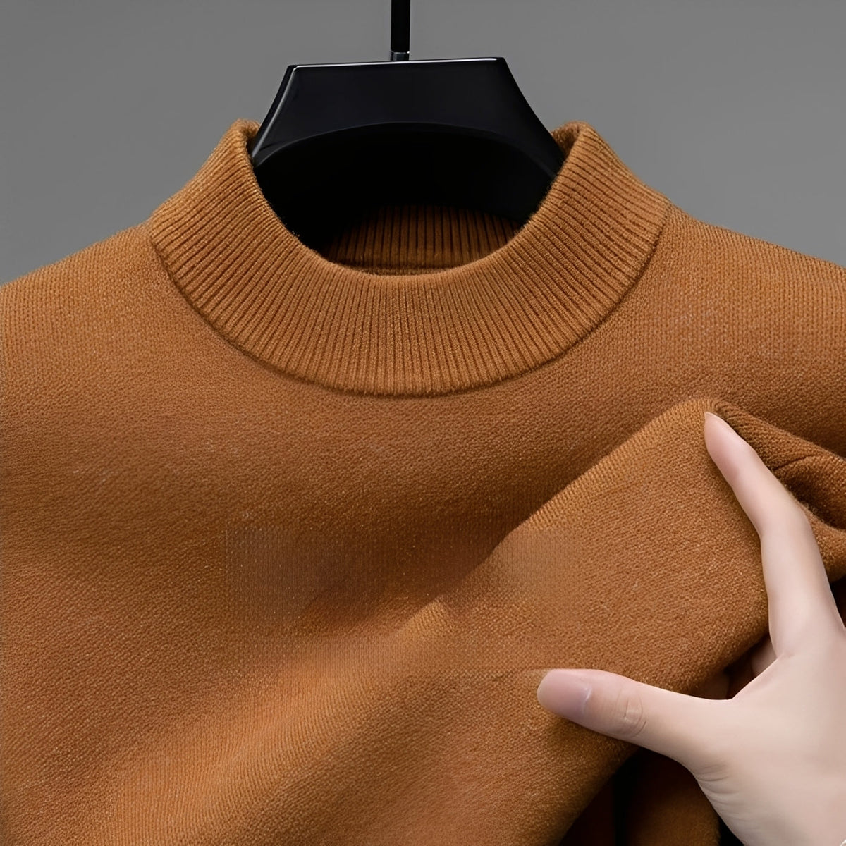 Davis – Elegante Sweater Masculino com Acabamento Inferior