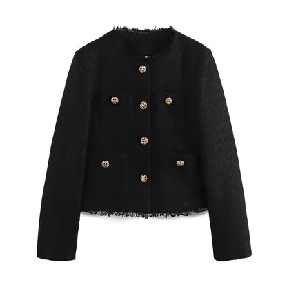 Muriel - Casual buttoned jacket for women