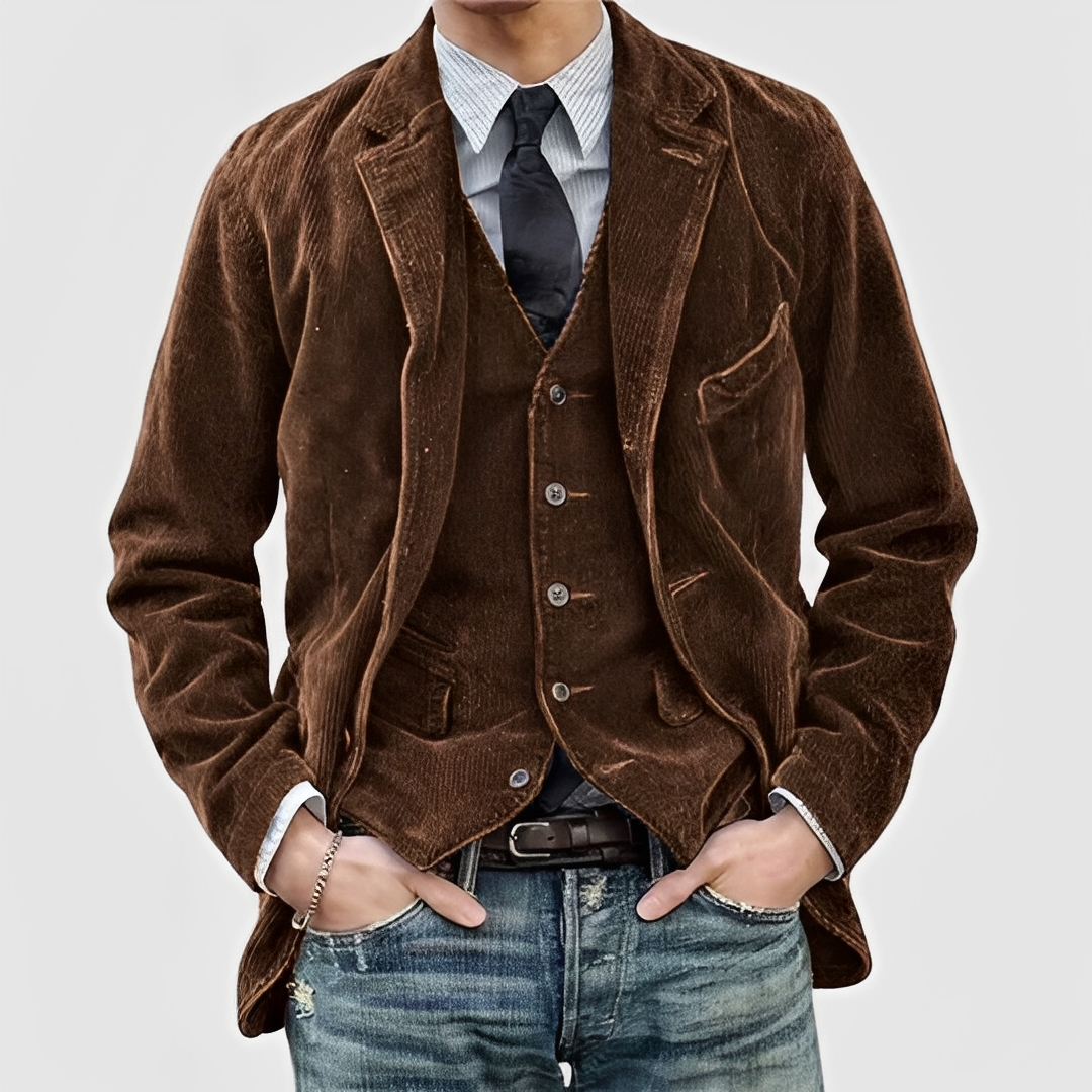 Francklin - Casaco quente e confortável para homem