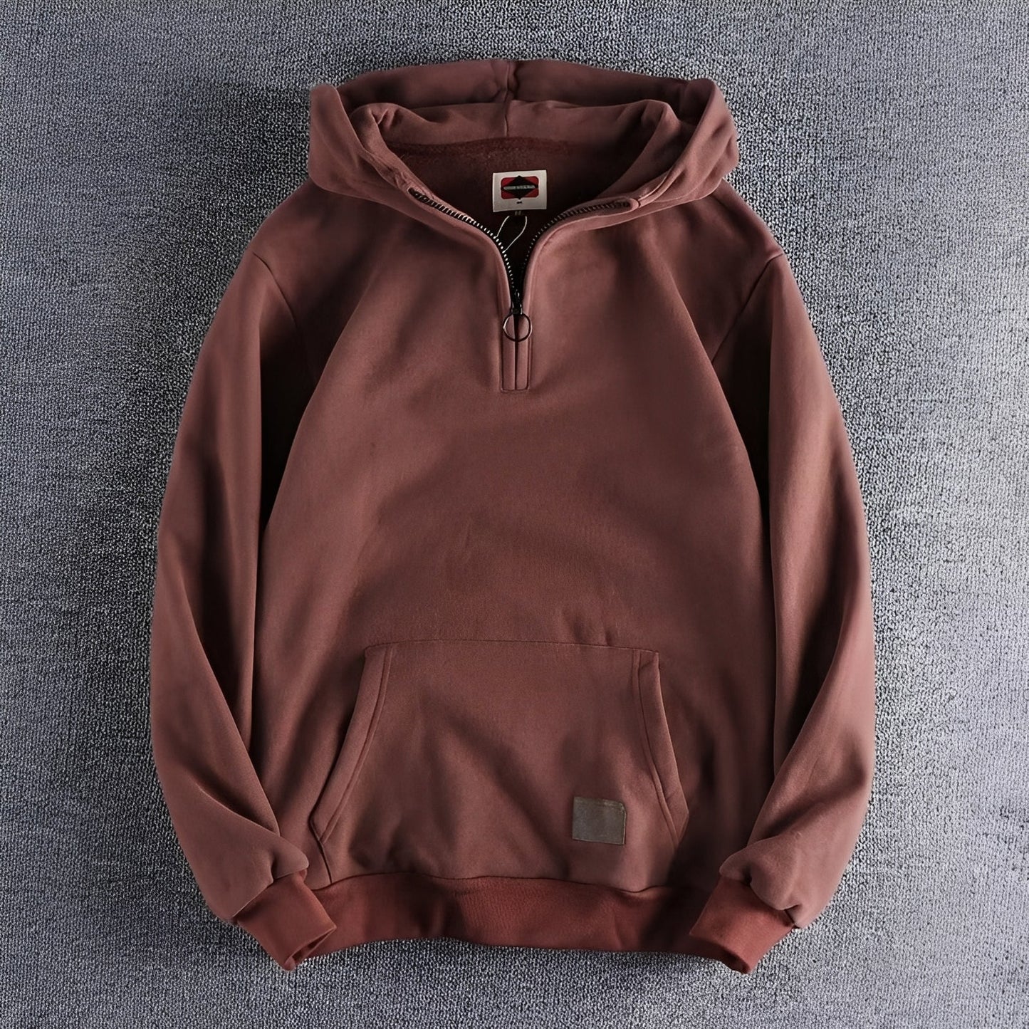 Tommy - Retro-Sweatshirt mit dickem Reißverschluss für Herren