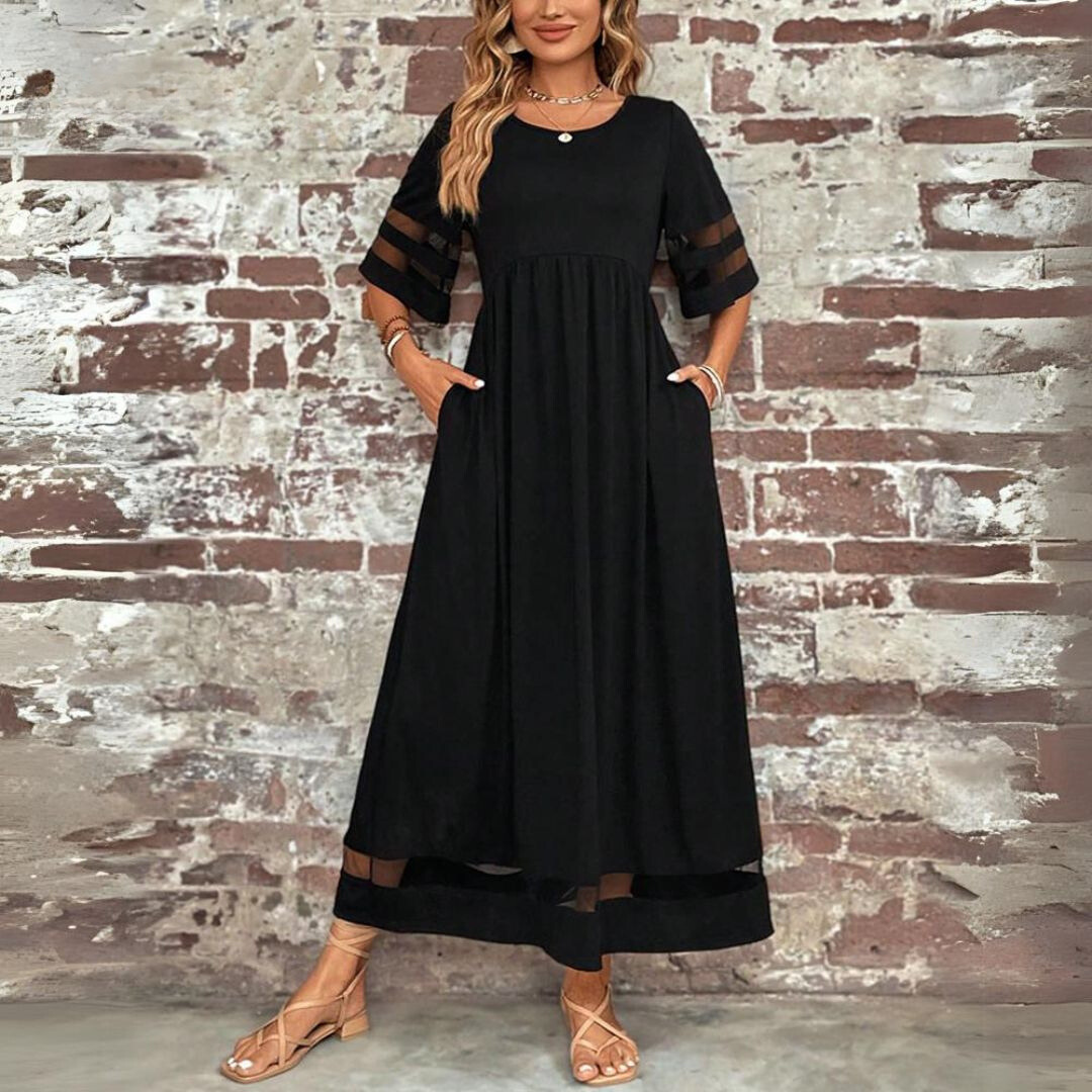 Amandine – Vestido Elegante com Efeito Disfarçador de Barriga