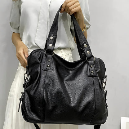 Erika - Elegant large leather bag for women