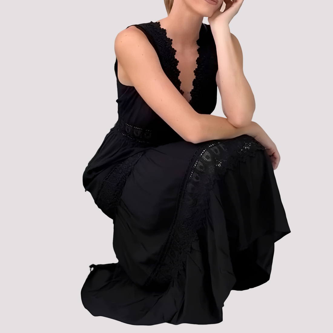 Tegan - Vestido Midi Estiloso