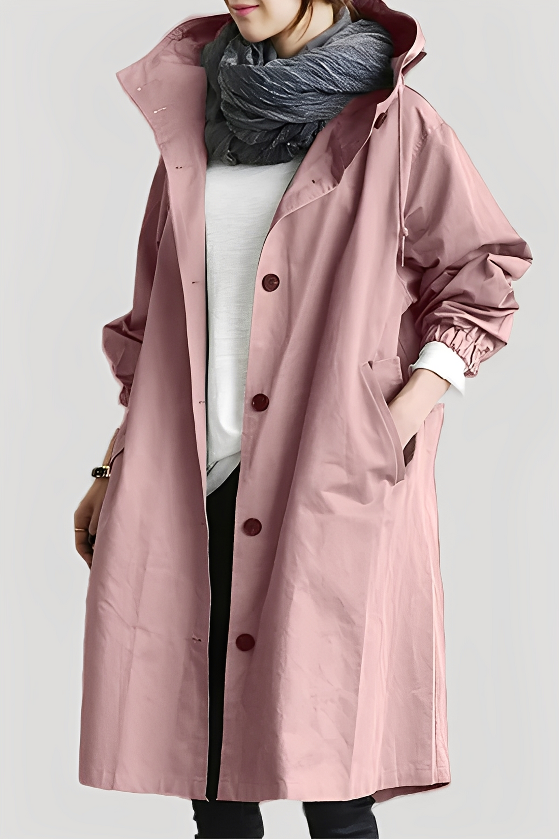 Evy - Impermeável fino e elegante para mulheres
