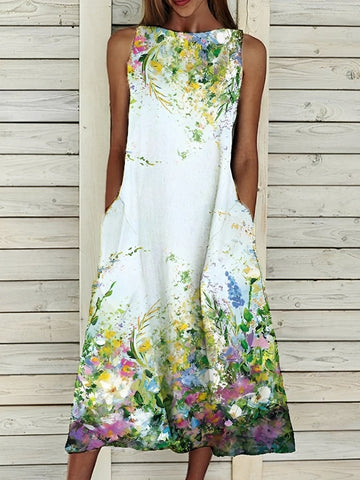 Josephine - Vestido estiloso com padrão floral para mulheres