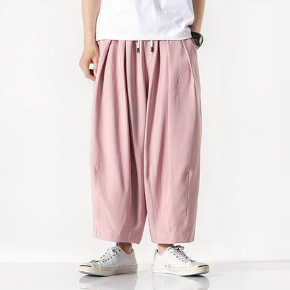 Adam - Wide cotton trousers for men