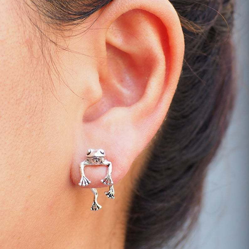 Sapo Flutuante Mignon - Brincos Mini Sapo