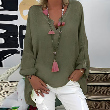 Annie - Blusa casual e folgada para mulheres
