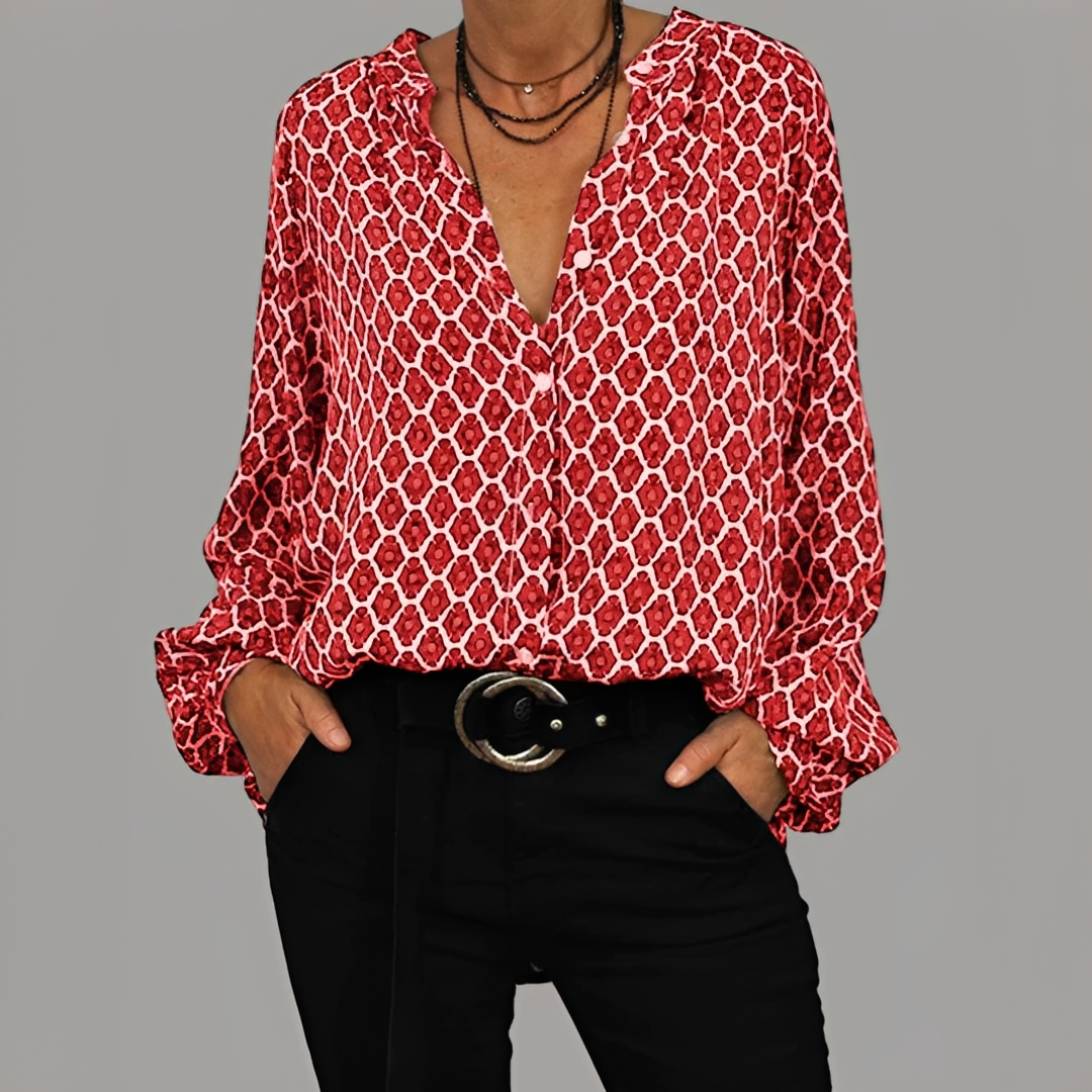 Elsa - Blusa elegante e refinada para mulheres