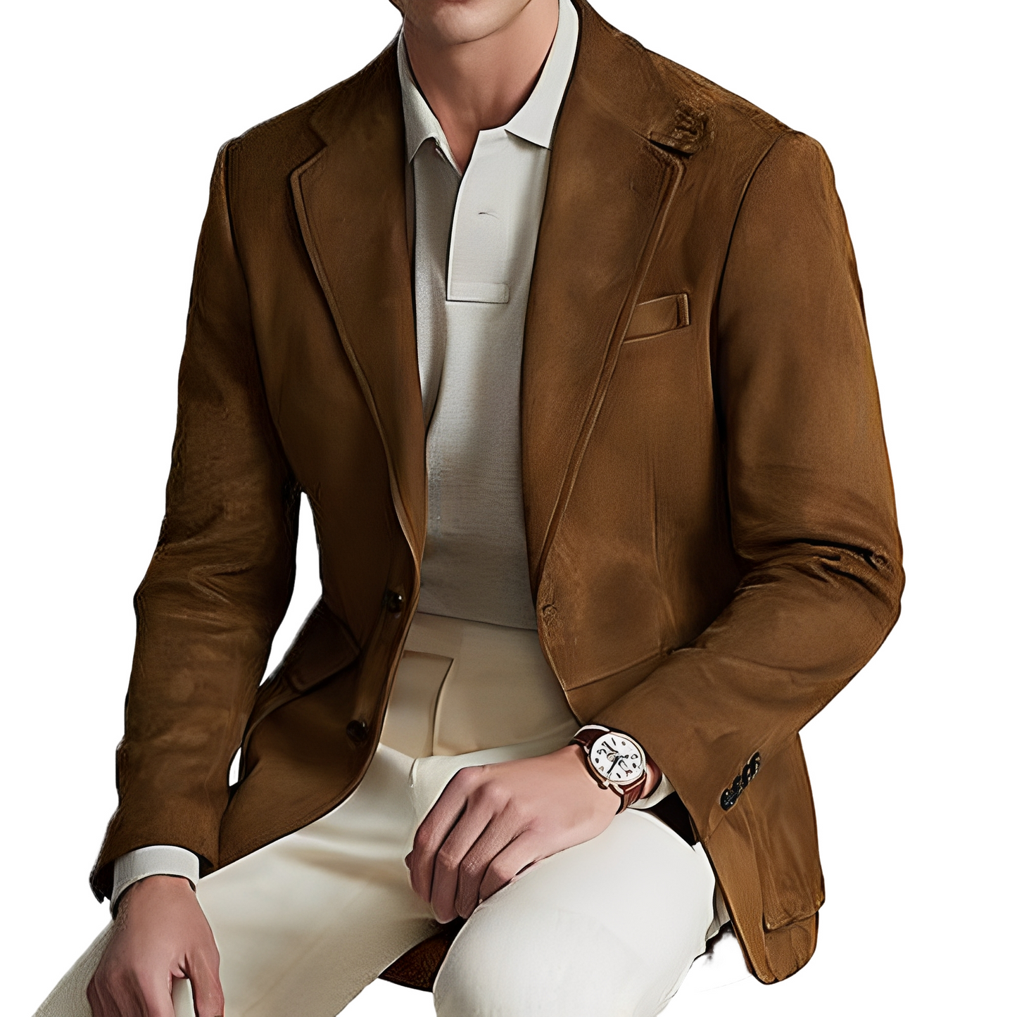 Daniel - Blazer Formal com Abotoamento Duplo para Homens