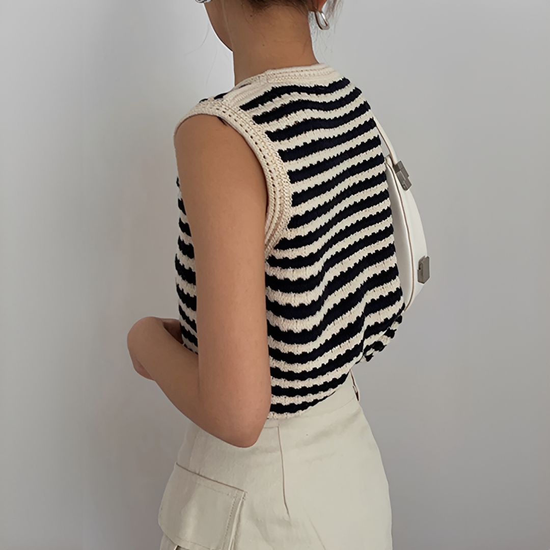 Eloise – Tops às riscas elegantes