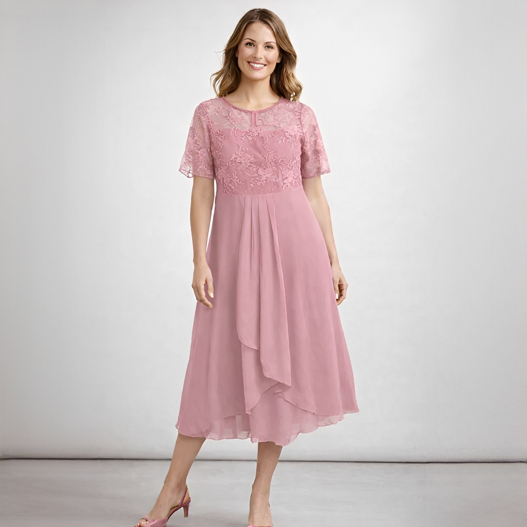 Floraine - Vestido elegante para mulher