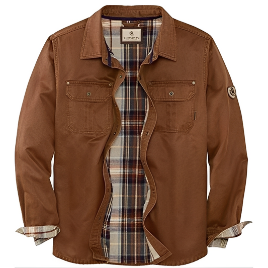 Abbánes - Jaqueta descontraída em algodão para homem