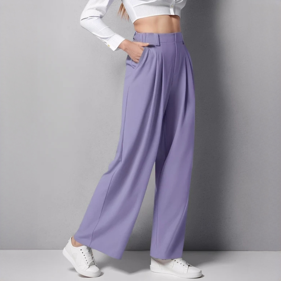 Montana - Calça elegante com perna larga