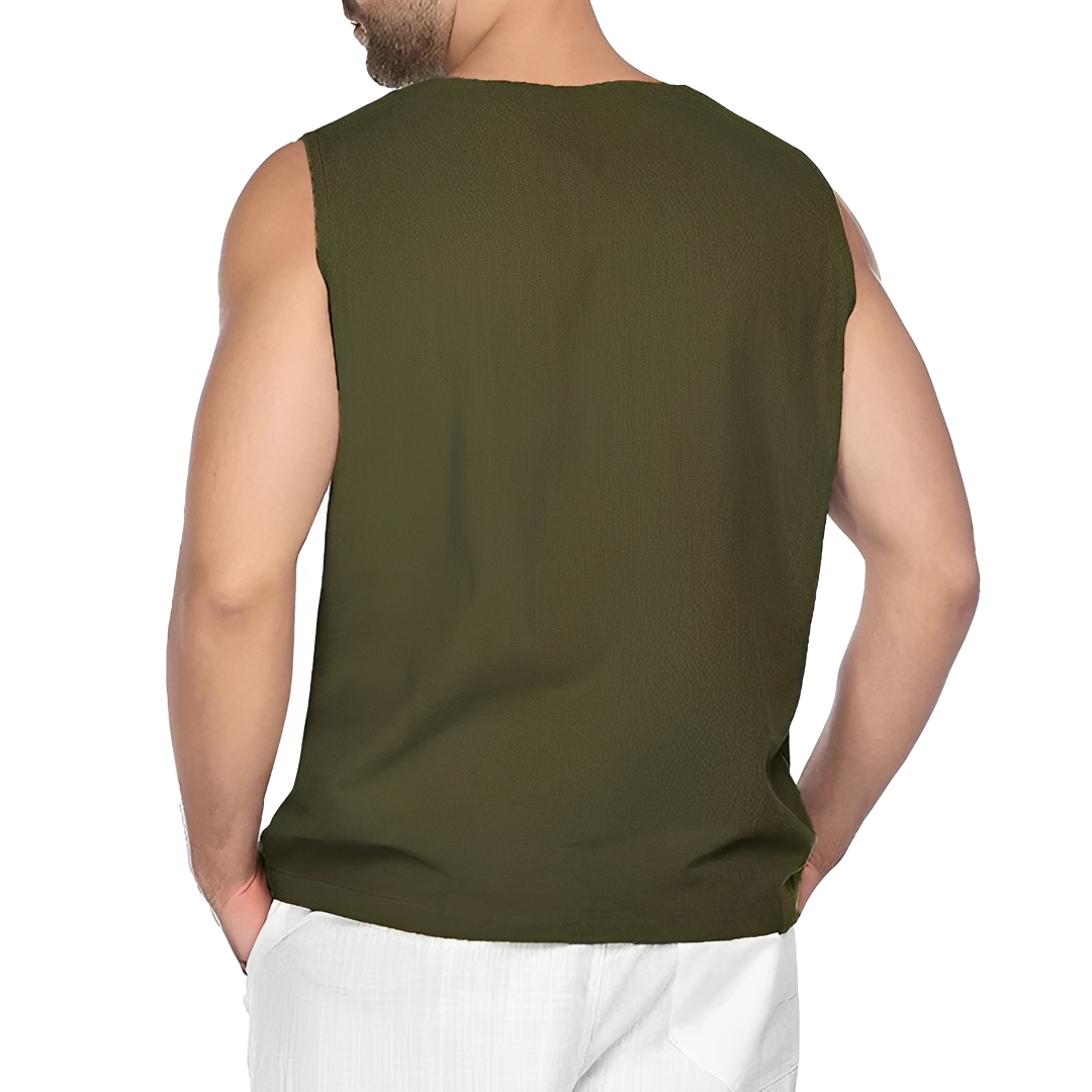 Junziem - Camisa de verão leve e moderna para homem