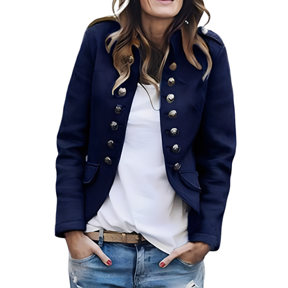 Rhoda - Eleganter Blazer mit Stehkragen für Damen