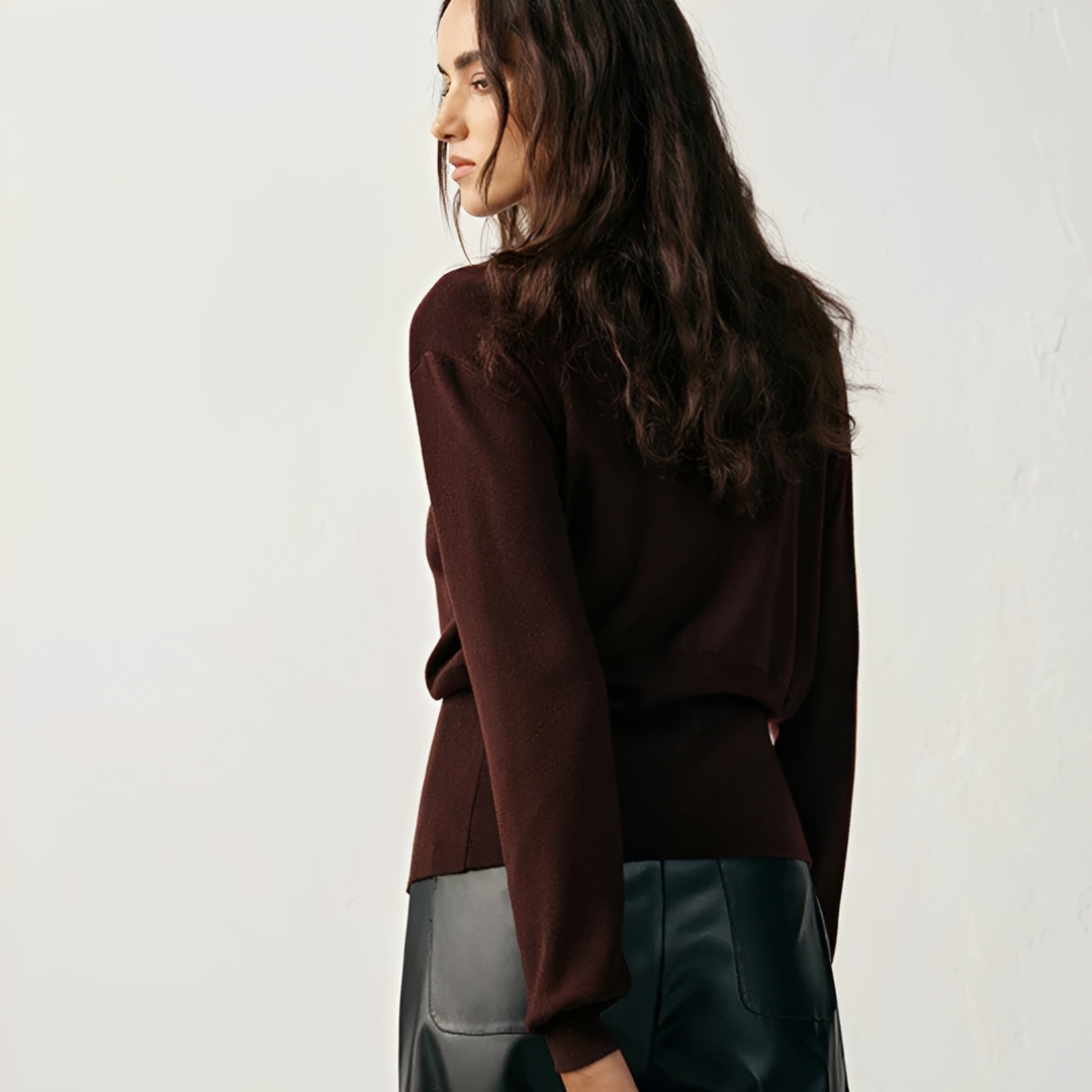 Kisha - Cardigan Elegante com Decote em V