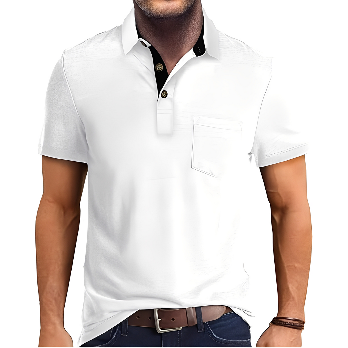 Abner - Camisa polo de estilo clássico