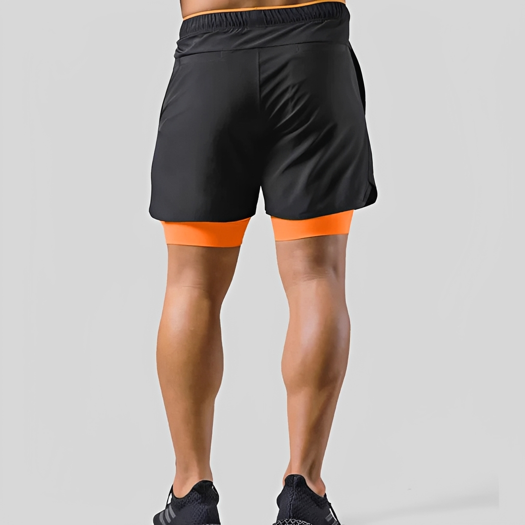 Steven - Short para homem - Dupla espessura para o esporte