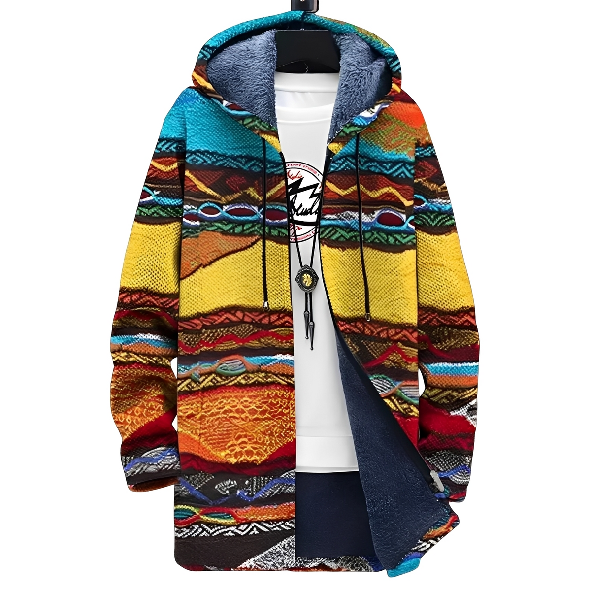 Braiden - Jaqueta masculina estilosa e colorida
