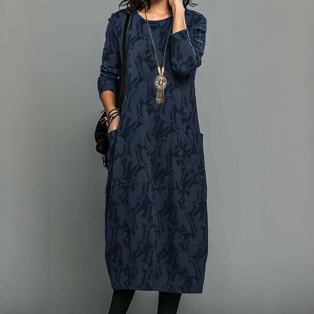 Alisha - Vestido elegante de manga longa