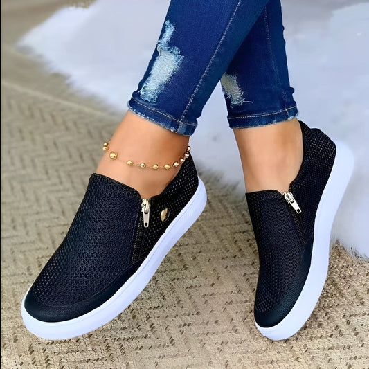 Liana – Sapatos com Fecho Éclair com Suporte para Mulheres