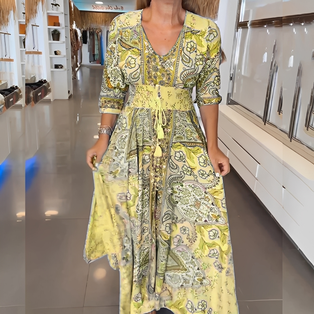 Sébire - Elegantes Kleid mit V-Ausschnitt für Damen