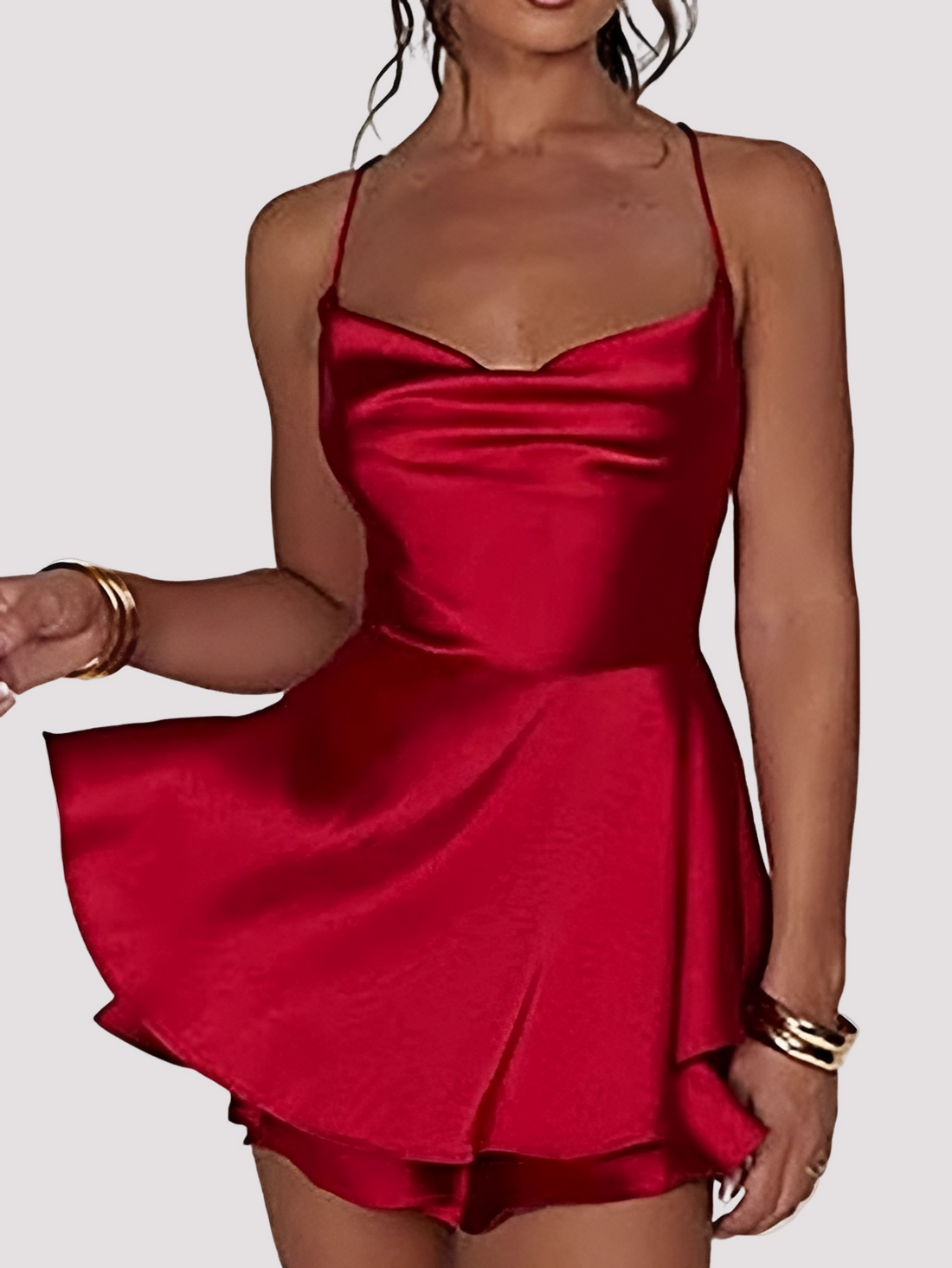 Kimberly - Vestido mini cocktail elegante para mulheres
