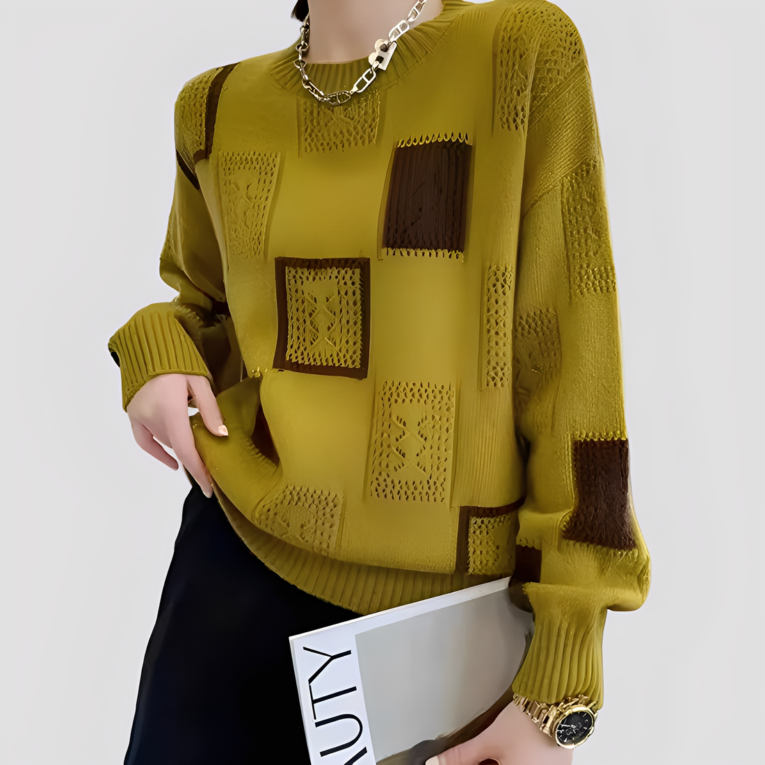 Christal - Moderno, confortável pullover para mulheres