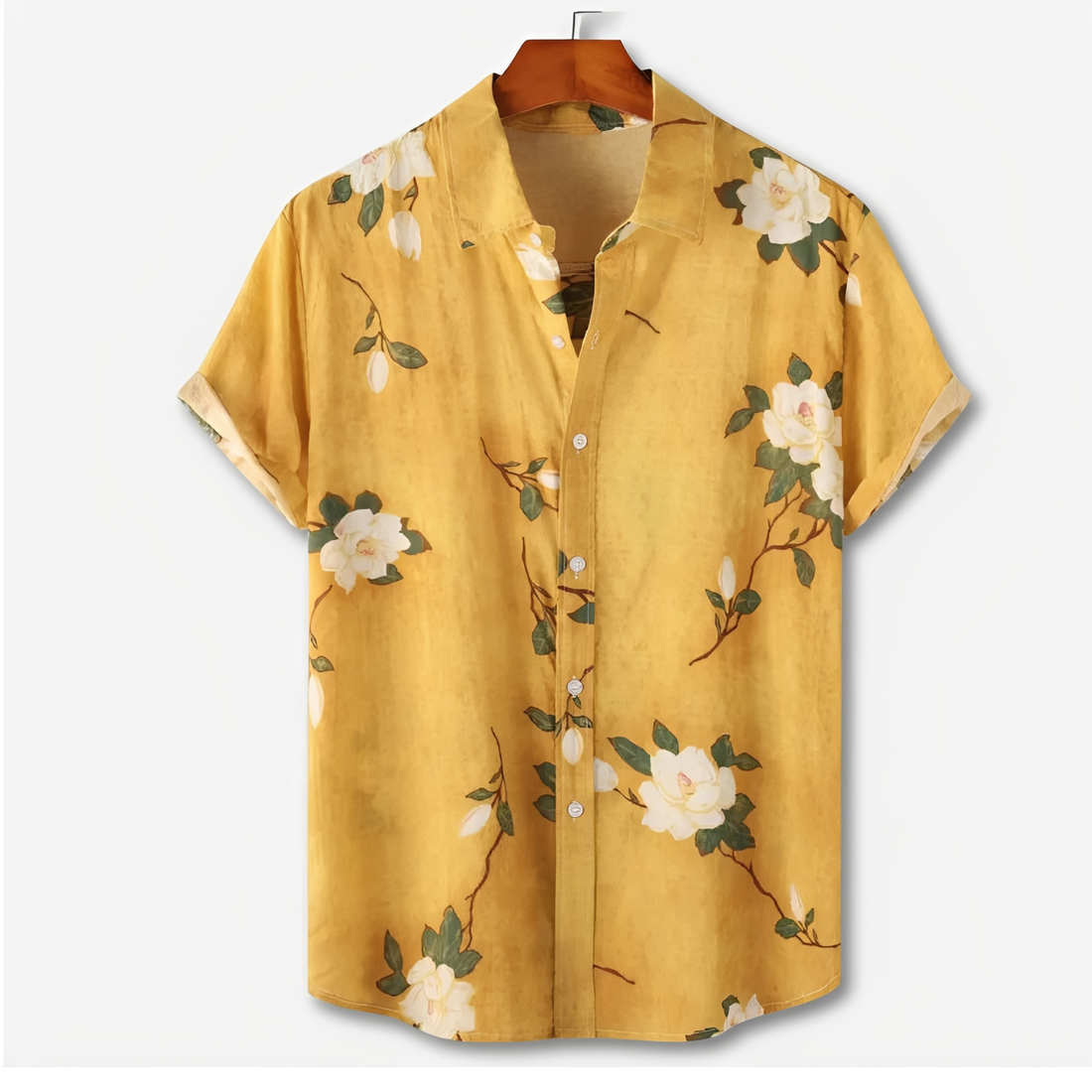 Jonah - Camisa estilosa de caimento solto para homens