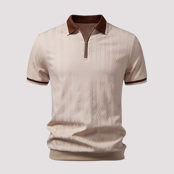 Bryn - Camisa Polo Estilosa com Zíper