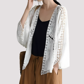 Connie - Cardigans estilosos com recortes para mulheres