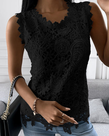 Hennie - Regata elegante sem mangas para mulheres