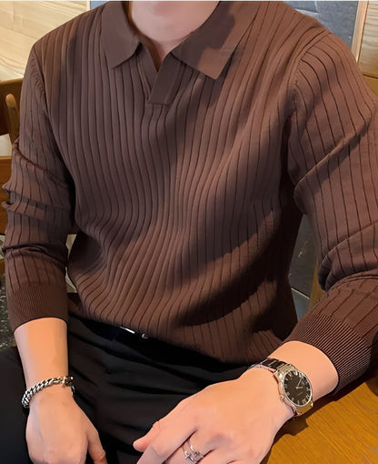 Hector - Classic Slim-Fitting Knitted Sweater for Men