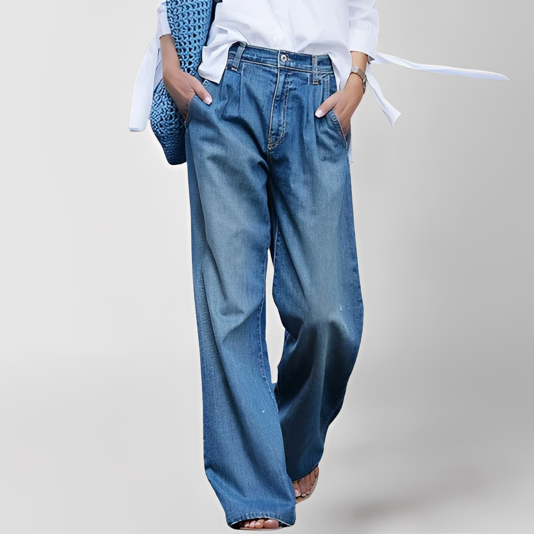 Elzza - Calça ampla e confortável para mulher