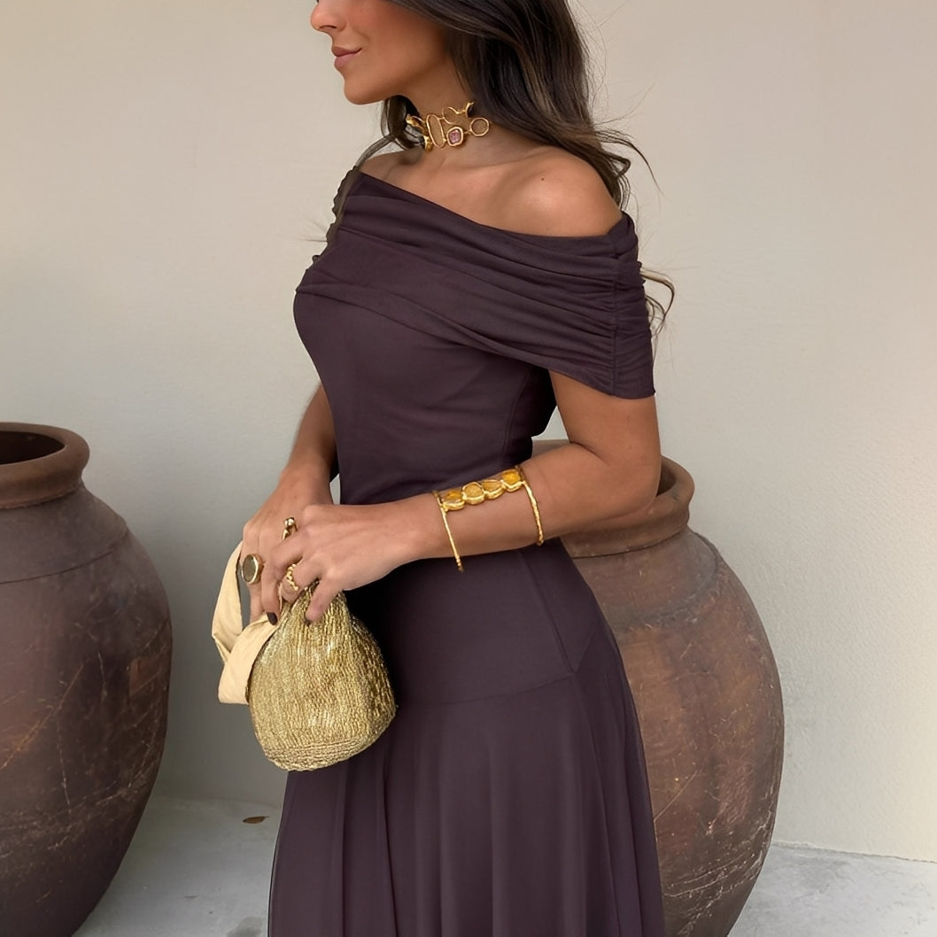 Eunice - Elegante Maxivestido de Mesh para Mulheres