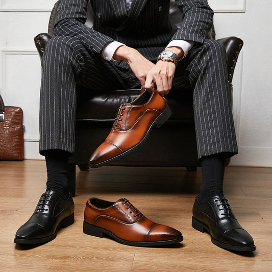 Tristan - Vintage Leather Shoes for Men