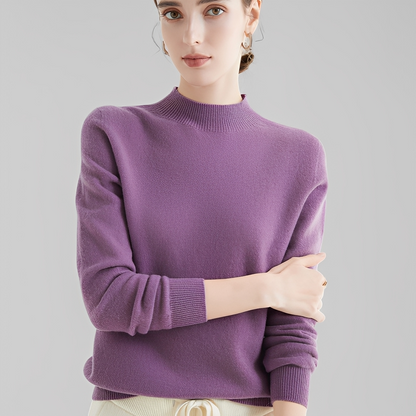 Chrystellene - Bequemer Rollkragenpullover aus Kaschmir für Damen