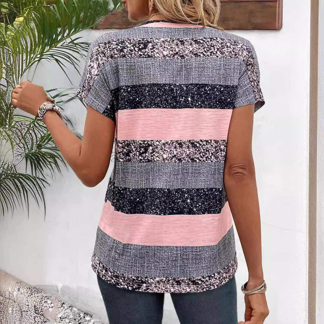 Poppie - Blusa Listrada Estilosa