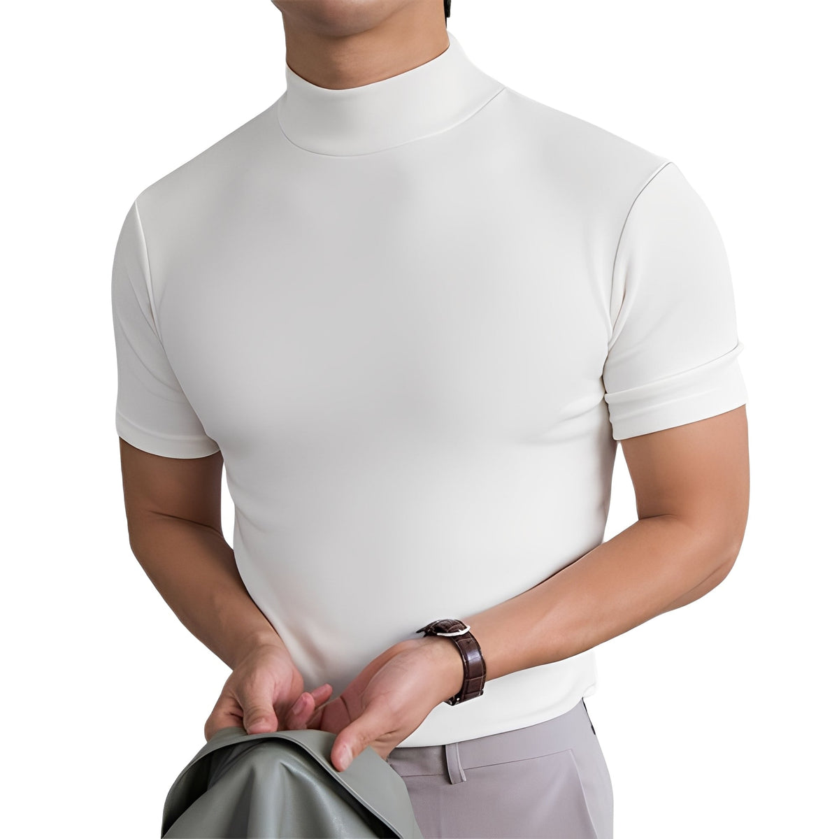 Terence - Camiseta confortável de corte slim-fit