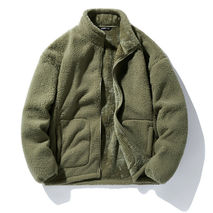 Gary - Warm, thick wool coat for men