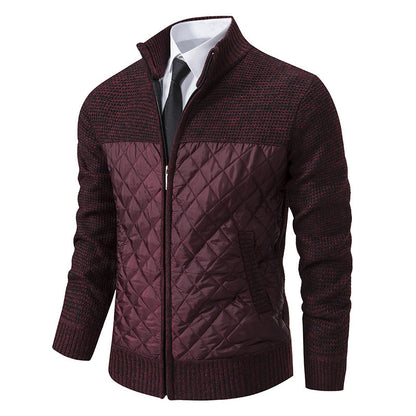 Denton - Elegant, warm twill jacquard jacket for men