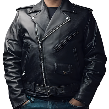 Daniel - Elegant Leather Jacket for Men