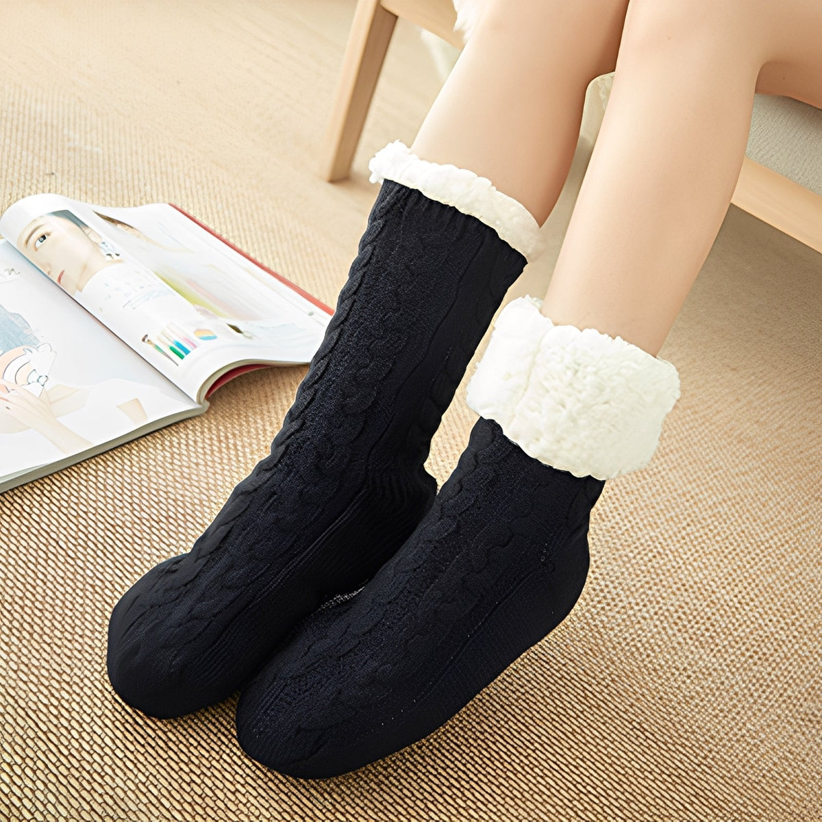 Jessica - Meias Quentes de Inverno para Mulheres